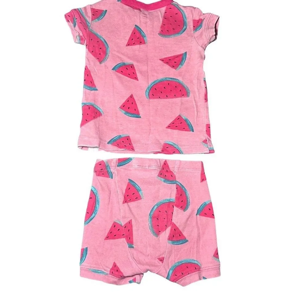 babyGap Watermelon girl pajama set 6-12 Months
